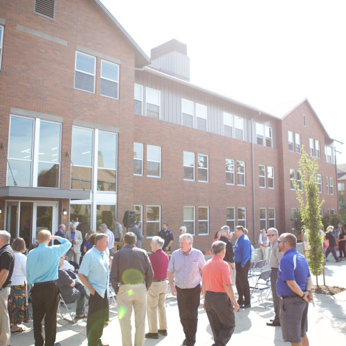 Brant Hall is opened