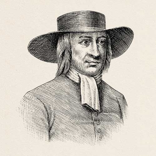 illustration of george fox