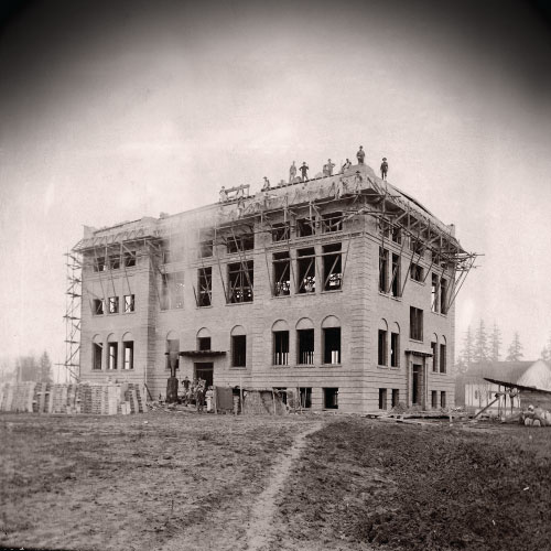 Construction of Wood-Mar Hall