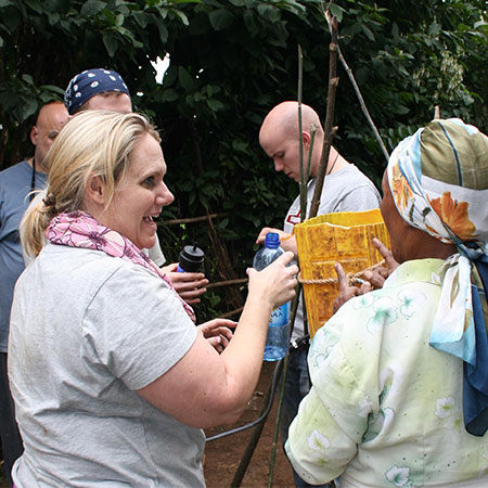 Engineering students serving in Ethiopia