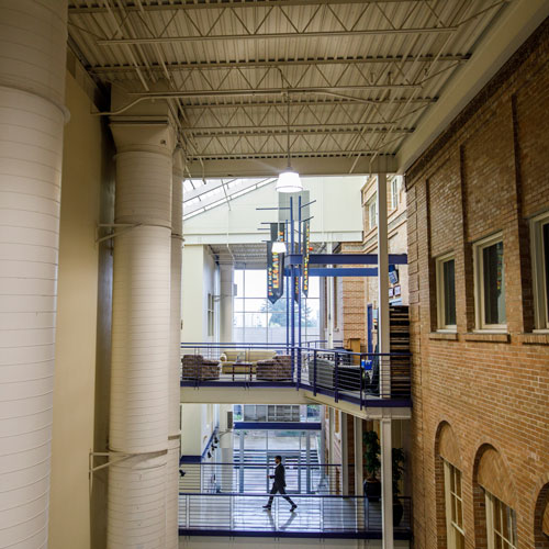 Science center interior