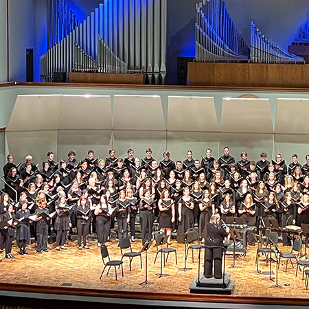 Master Chorus at the annual Christmas Concert