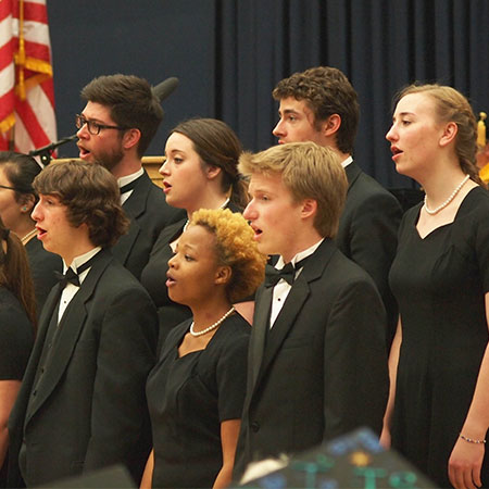 Choir singing