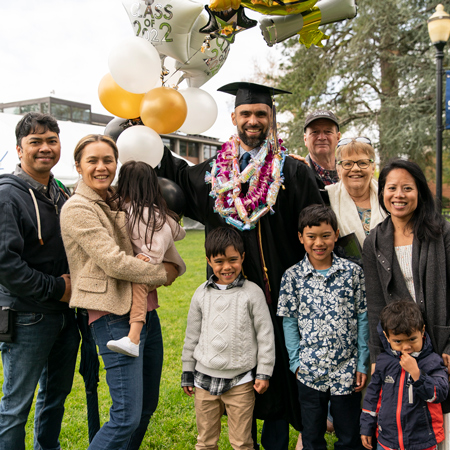 Family with ADP graduate