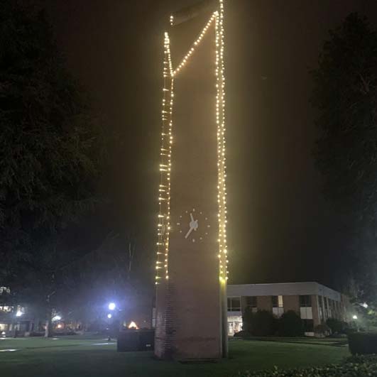 Clocktower at night