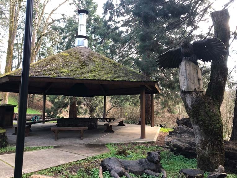 Gazebo on campus