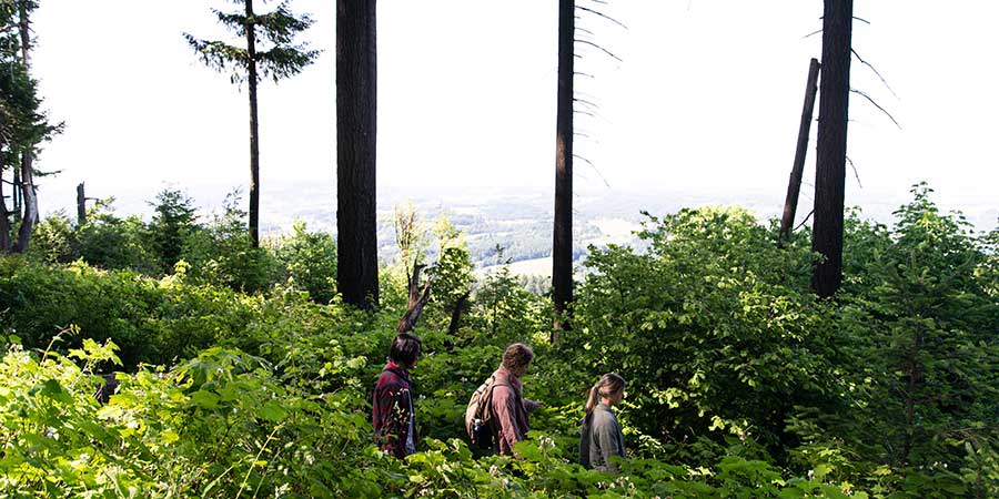 Students Hiking