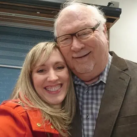 Derric Johnson and Hayley Cummings smiling selfie