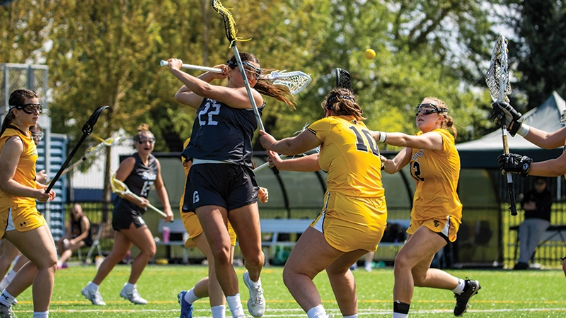 Lana Davis plays Division III lacrosse