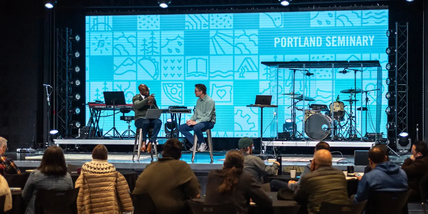 Dr. Kurtley Knight on stage at the 2026 spring conference