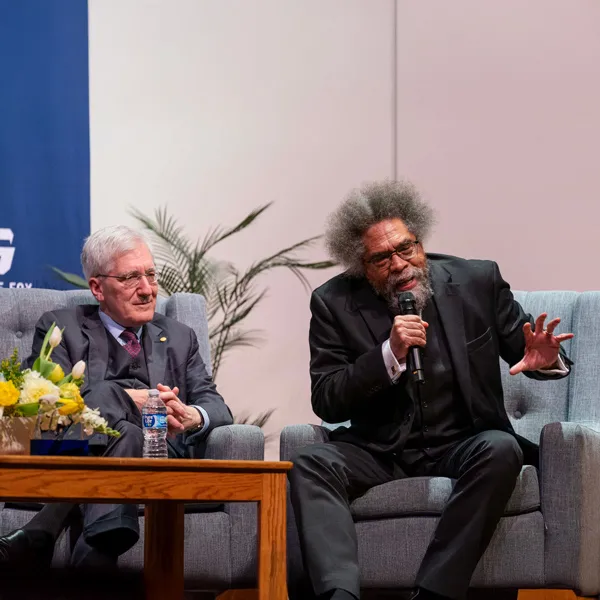 Cornel West speaks empasionately