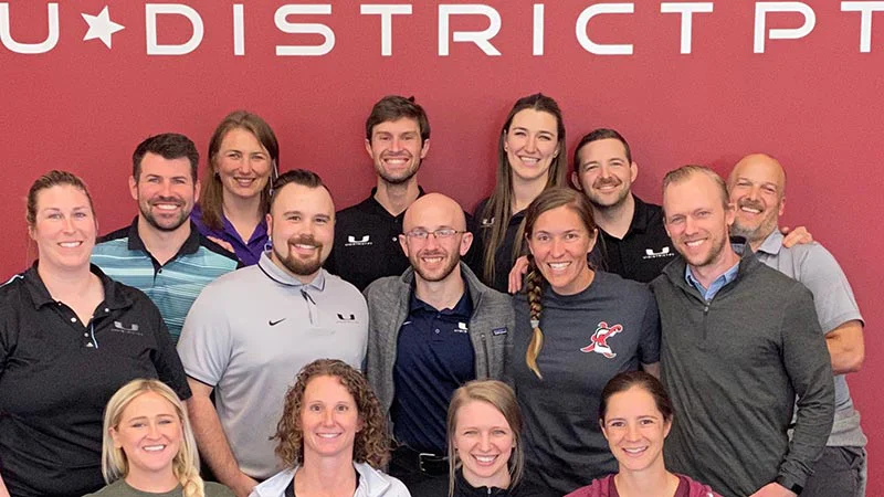 Matt Roth and his coworkers at U-District PT