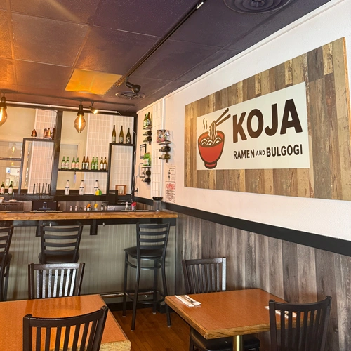 inside of Koja Ramen and Bulgogi