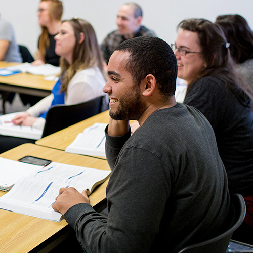 adult degree program classroom