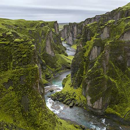 Aerial view of Iceland
