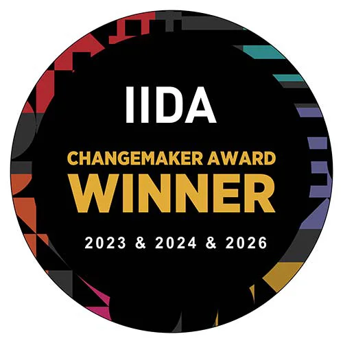 IIDA Changemaker Award Winner - 2023 & 2024 & 2026