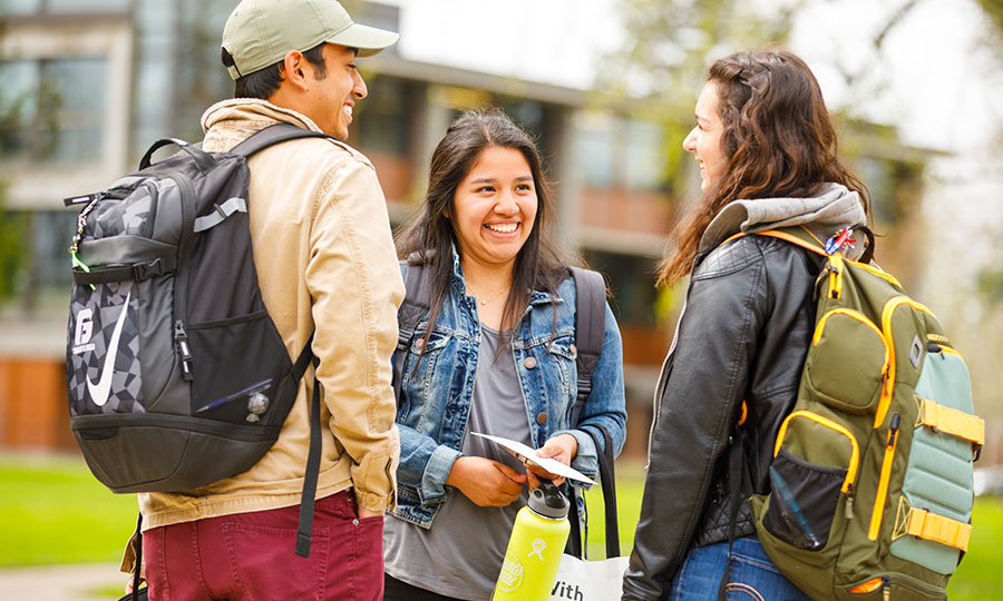 Students with diverse ethnic backgrounds