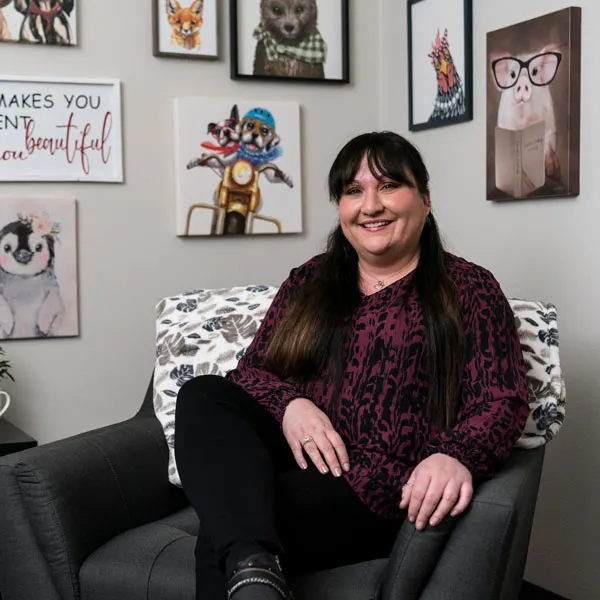 Marchelle in her office