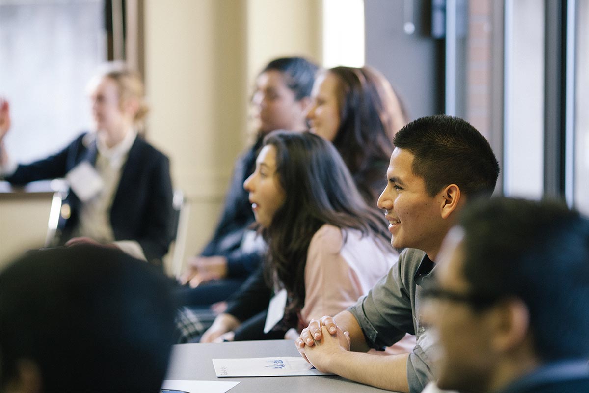 George Fox students in classroom