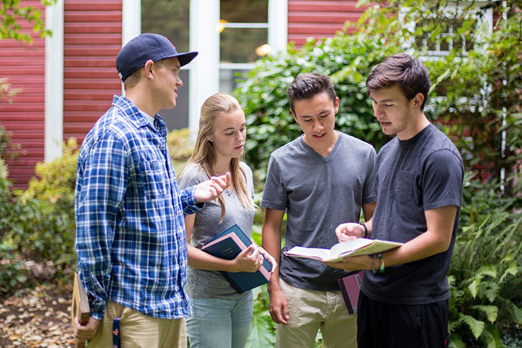 George Fox undergraduate students can get assistance to cover the cost of their required textbooks.