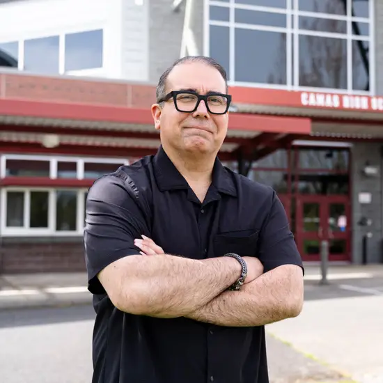 High school teacher Adrian Cortes