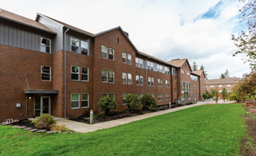 new bridge on Newberg campus