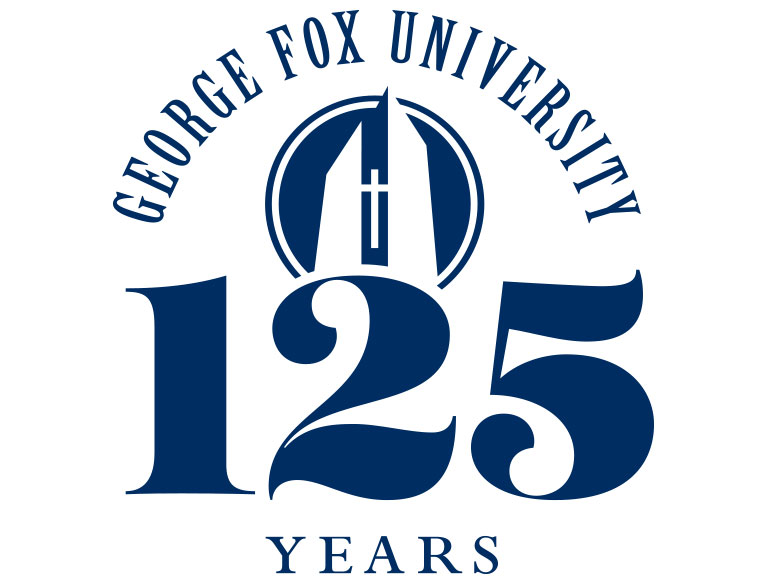 George Fox 125 Anniversary Logo
