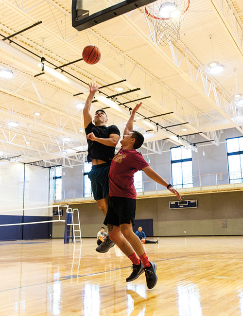 Hadlock Student Center basketball court