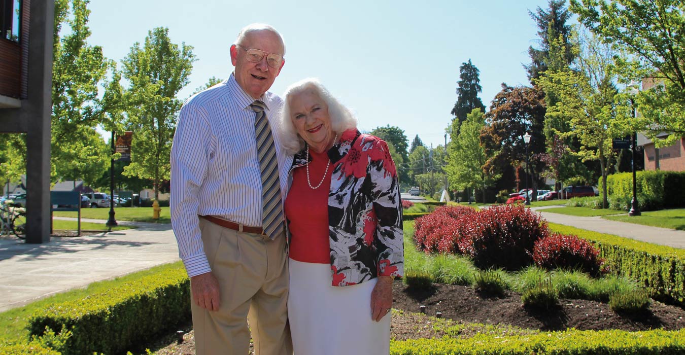 Ken Austin with his wife