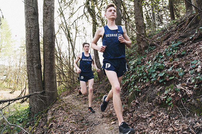 the men’s cross country team