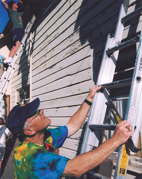 Former President David Brandt on Serve Day