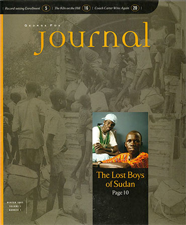 Cover image of George Fox Journal Winter 2005