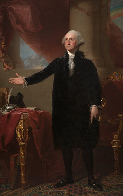 Lansdowne portrait of George Washington by Gilbert Stuart
