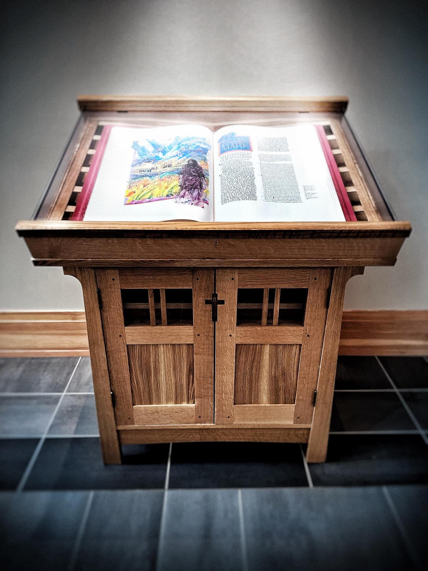 St Johns Bible Display Case