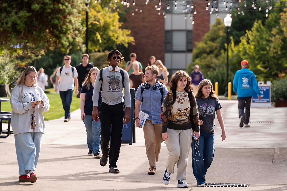 Students on Campus