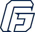 Blue Outline GF Logo