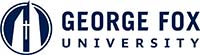 George Fox clocktower logo in horizontal configuration
