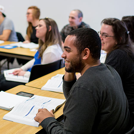 students in class