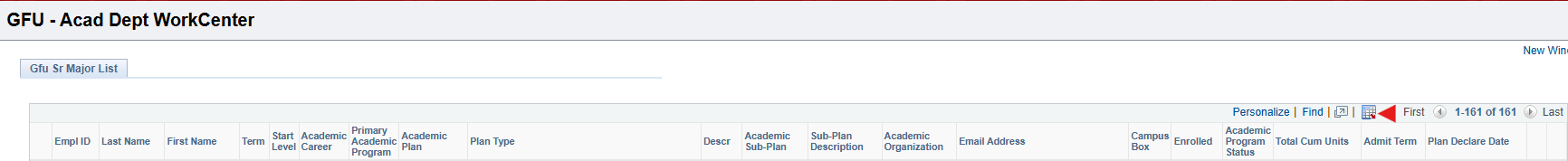Download to Excel button highlighted
