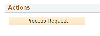 Process Request Button highlighted under Actions