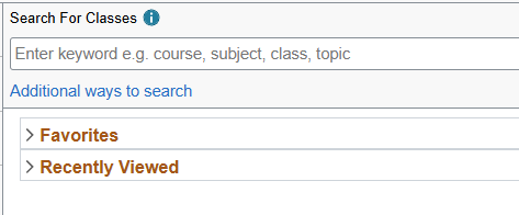 search class to add