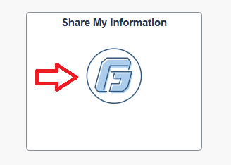 share my information tile