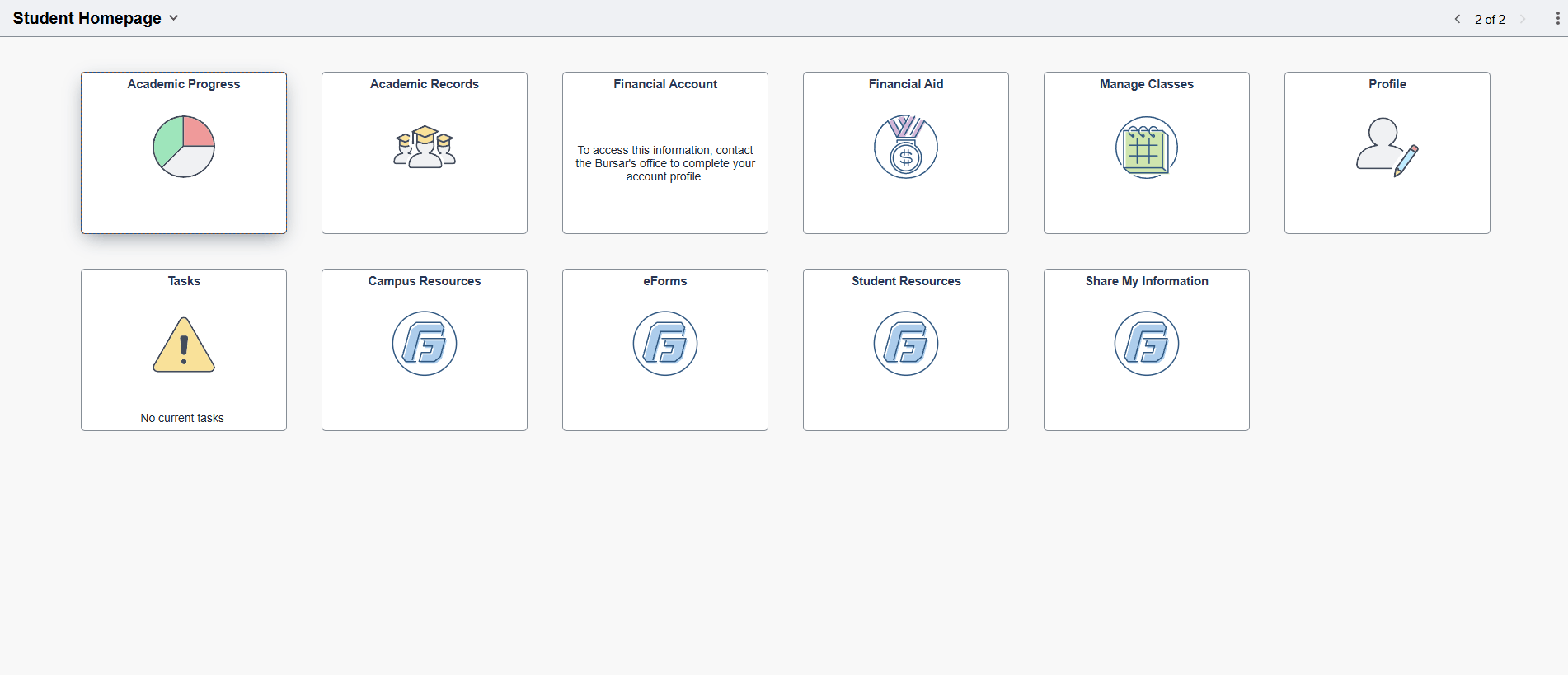myGeorgeFox Student Homepage