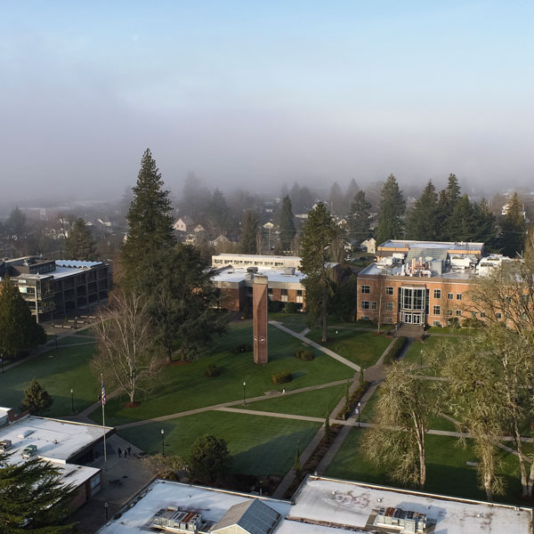 Newberg in fog