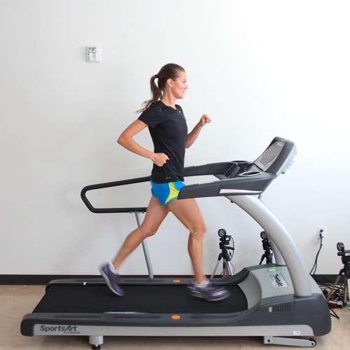 Woman on treadmill 