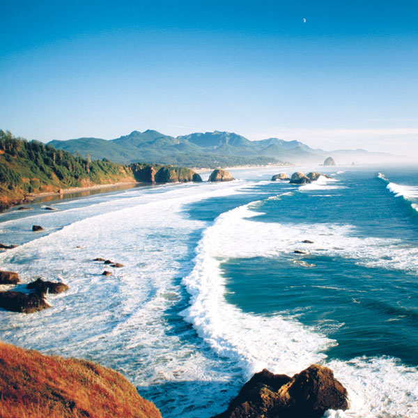 the coast of the Pacific Ocean
