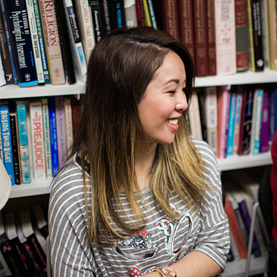 a smiling student