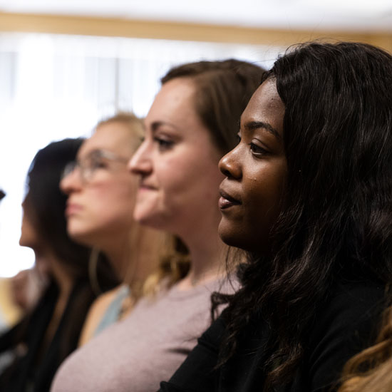 African-American female student looking empowered