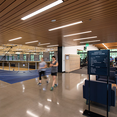 Hadlock Student Center lobby