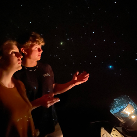 Students in the StarLab Outreach